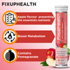 Fixuphealth Apple Cider Vinegar With The Mother B6 B12 Apple Flavour 15 Tab With Weight Management