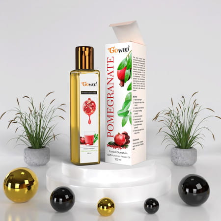Go Woo 100% Pure Pomegranate Seed Carrier Oil Cold Pressed
