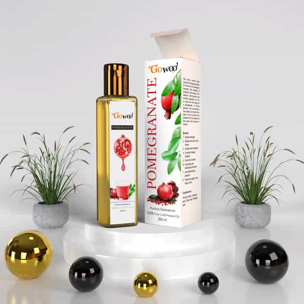Go Woo 100% Pure Pomegranate Seed Carrier Oil Cold Pressed