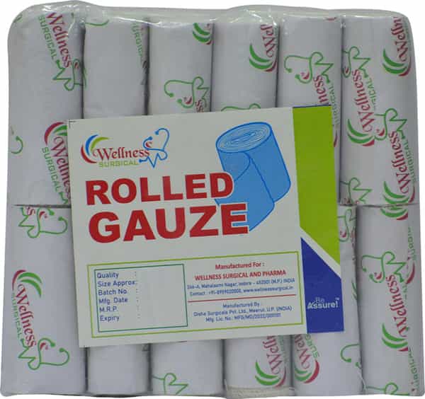 Wellness Surgical Roller Bandage 7.5 Cm * 3 Mts