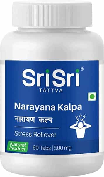 Sri Sri Tattva Narayana Kalpa - Stress Reliever | 60 Tabs | 500Mg