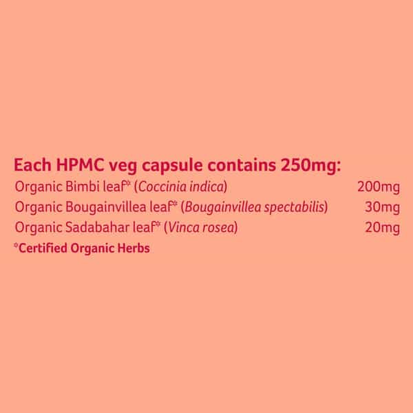 Organic India Sugar Balance Capsule 60