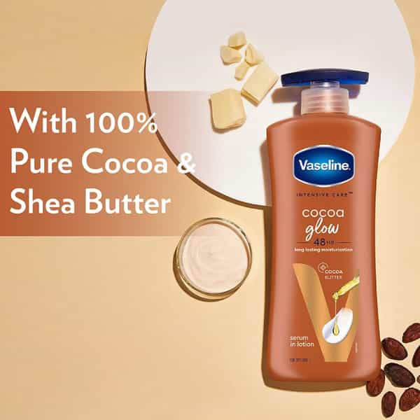 Vaseline Intensive Care Cocoa Glow Body Lotion - 400 Ml
