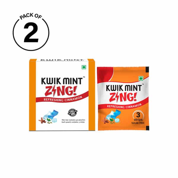 Kwik Mint Zing Mouth Freshener - Pack Of 2