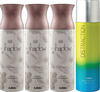 Ajmal 3 Shadow Him For Men And 1 Distraction For Men & Women Deodorants Each 200Ml Combo Pack Of 4