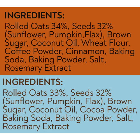 The Snack Company Cookies Combo - Chocolate & Sea Salt + Filter Coffee 7& Cinnamon - 2X210g