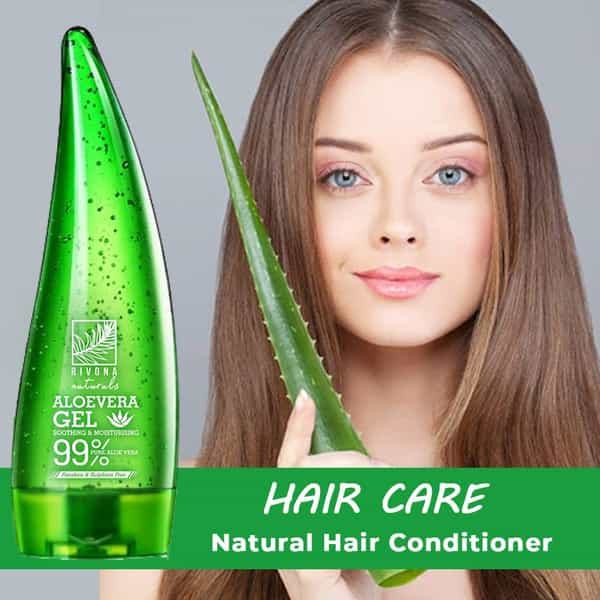 Rivona Naturals 99% Pure & Organic Aloe Vera Gel For Face | Skin And Hair - 125 Ml