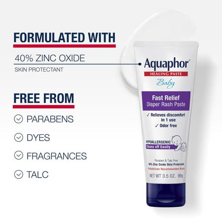 Aquaphor Baby Fast Relief Diaper Rash Cream 99 Gm