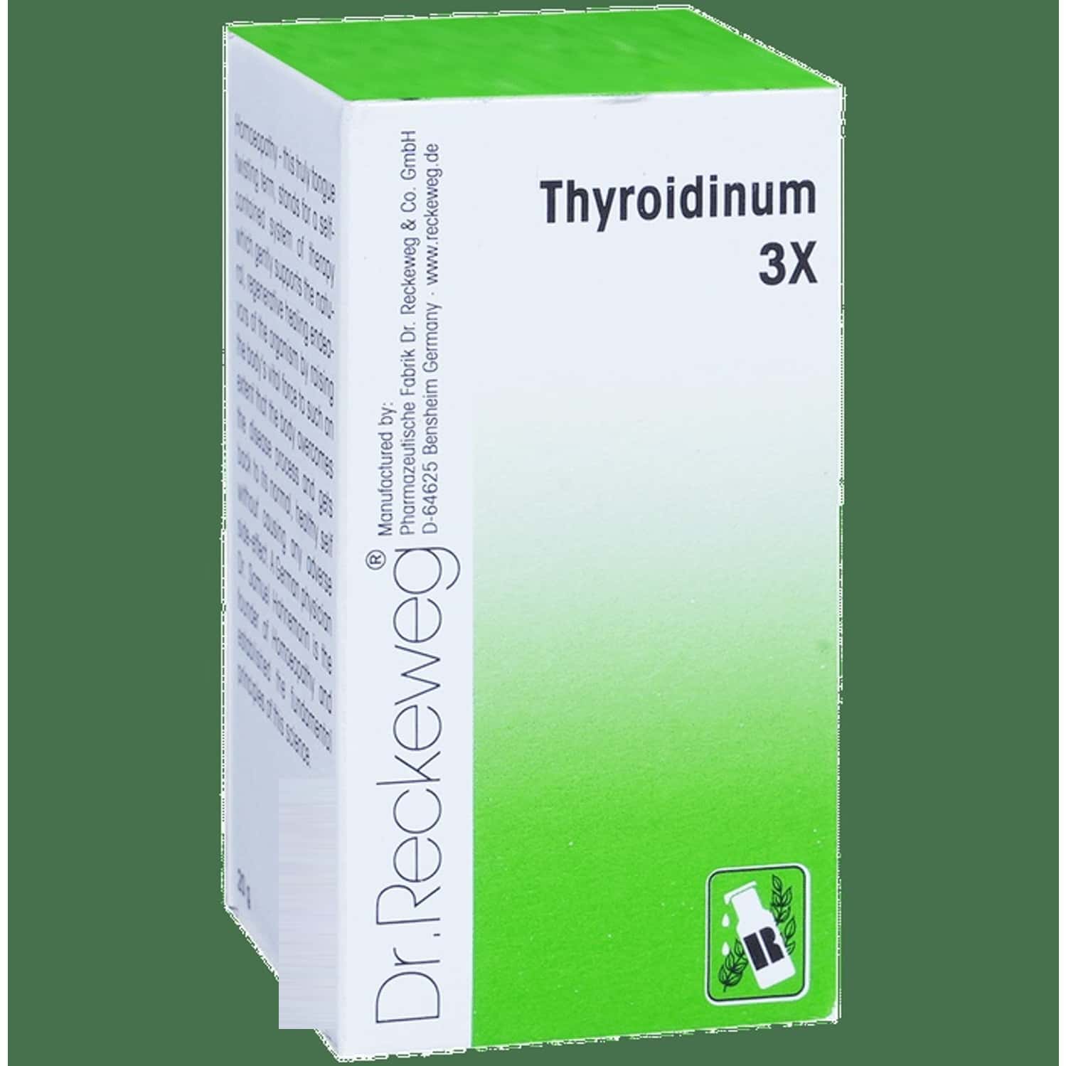 Dr. Reckeweg Thyroidinum Trituration Tablet 3x 20 No's