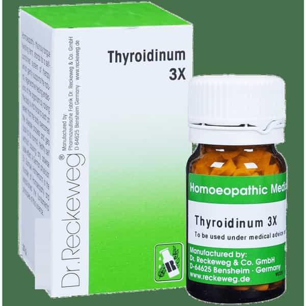 Dr. Reckeweg Thyroidinum Trituration Tablet 3X 20 No's