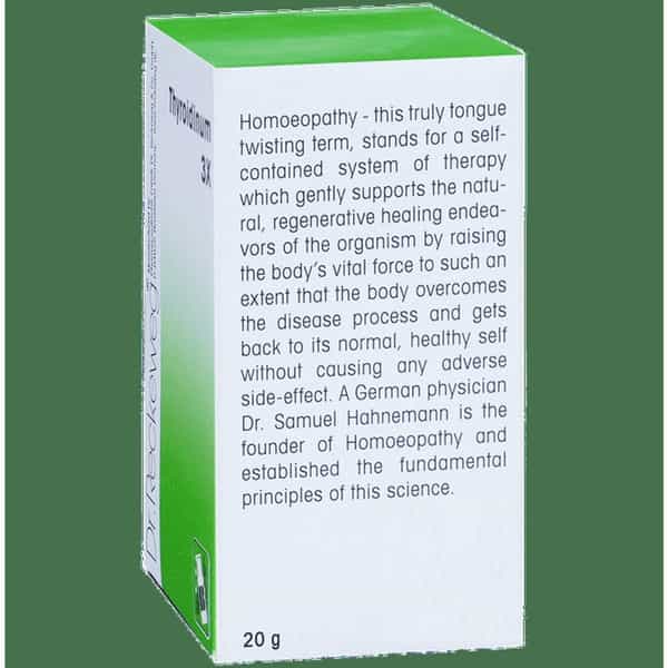 Dr. Reckeweg Thyroidinum Trituration Tablet 3X 20 No's
