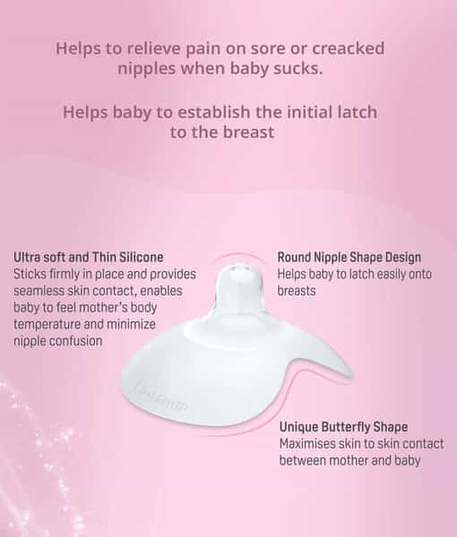 Pigeon Natural Feel Nipple Shield 2Pcs ( Size 3 With Case)