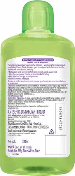 Boroplus Antiseptic Moisturising Skin Hygiene Liquid - 200 Ml