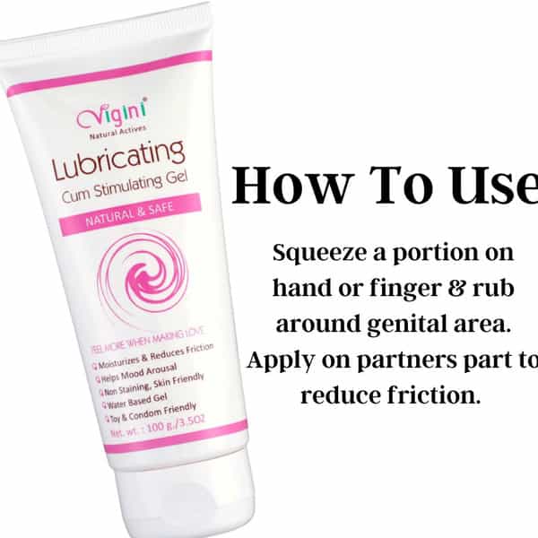 Vigini Sexual Lubricant Lube Long Lasting Time Increase Gel Non Staining Water Based Gel For Women