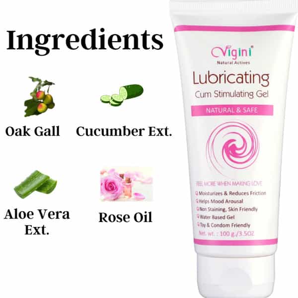 Vigini Sexual Lubricant Lube Long Lasting Time Increase Gel Non Staining Water Based Gel For Women