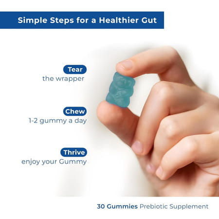 Jiggle Hf High Fiber Gummies | Constipation Relief | Prebiotic Inulin I Natural Digestion|30 Gummies
