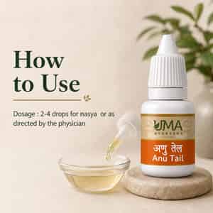 Uma Ayurveda Anu Tail Ayurvedic Oil 10 Ml