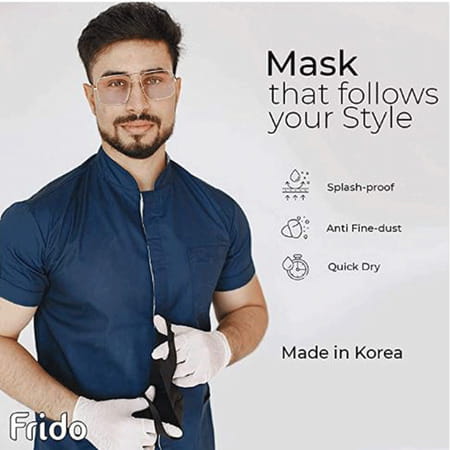 Arcatron Mobility Combo 5 Silver+ 5 Copper Treated Face Mask - Breathable & Stretchable - Washable