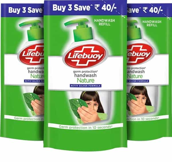 Lifebuoy Germ Protection Handwash Nature Refill - 555 Ml
