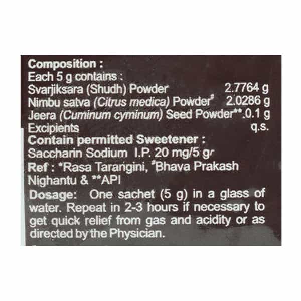 Jeerafast For Quick Relief From Acidity & Gas 5G Sachet