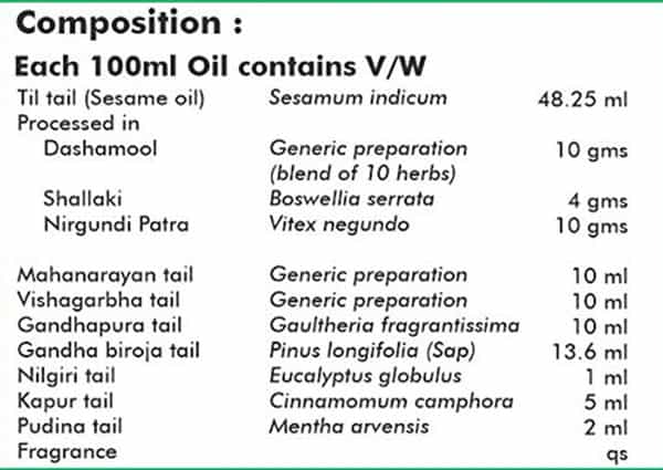 Ved Tattva Arthroplus Joint Care Oil | Herbal Joint Health Oil - 100Ml Oil (Pack Of 2)