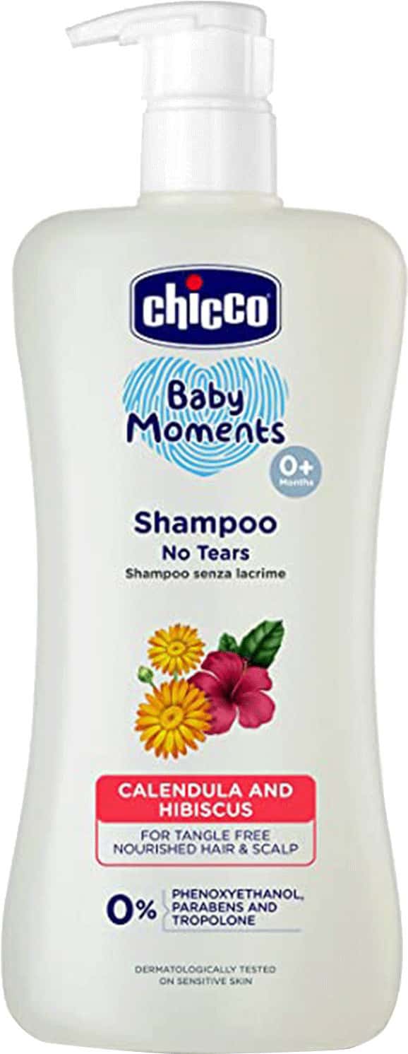 Chicco No-Tears Shampoo For Soft And Tangle-Free Baby Hair Soap Free 0m+ (100 Ml)