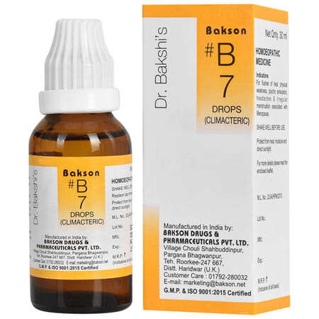 Baksons B7 Climacteric Drops 30 Ml