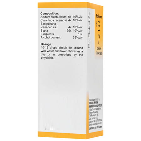 Baksons B7 Climacteric Drops 30 Ml