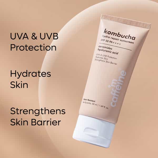 Mcaffeine Kombucha Hydra Repair Sunscreen Spf 50 Pa++++ 50Ml
