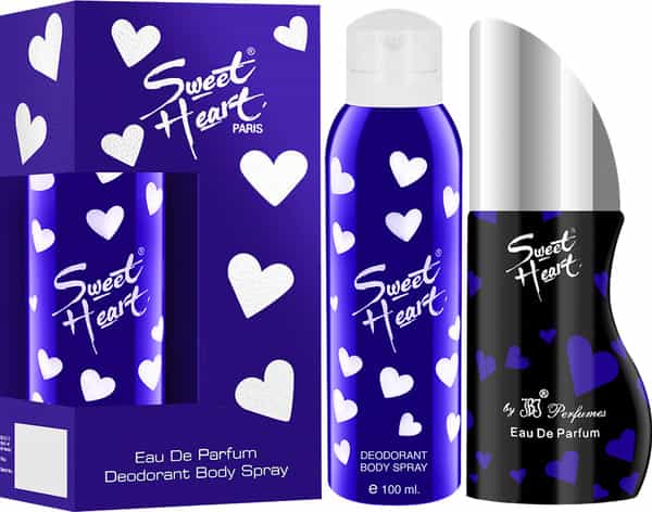 Sweet Heart Blue Eau De Perfume | 30Ml & Deodorant | 100Ml (Combo Of 2)