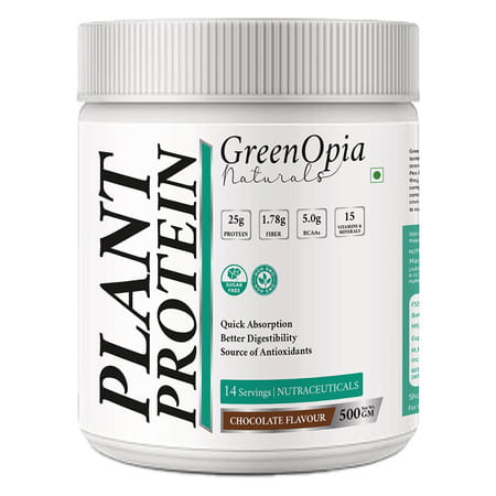 Greenopia Protein Powder | Chocolate Flavour - 500g