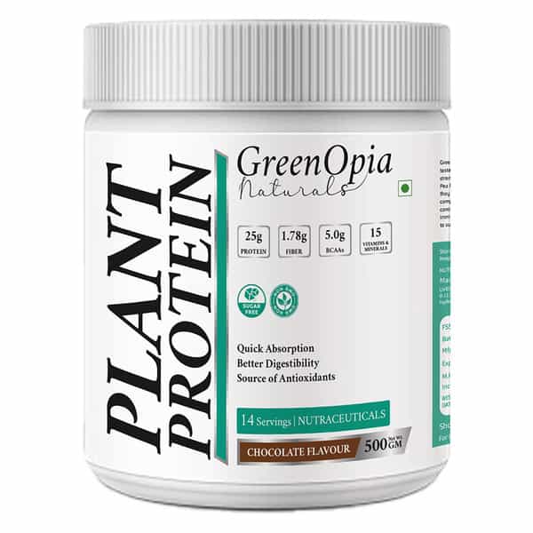Greenopia Protein Powder | Chocolate Flavour - 500G