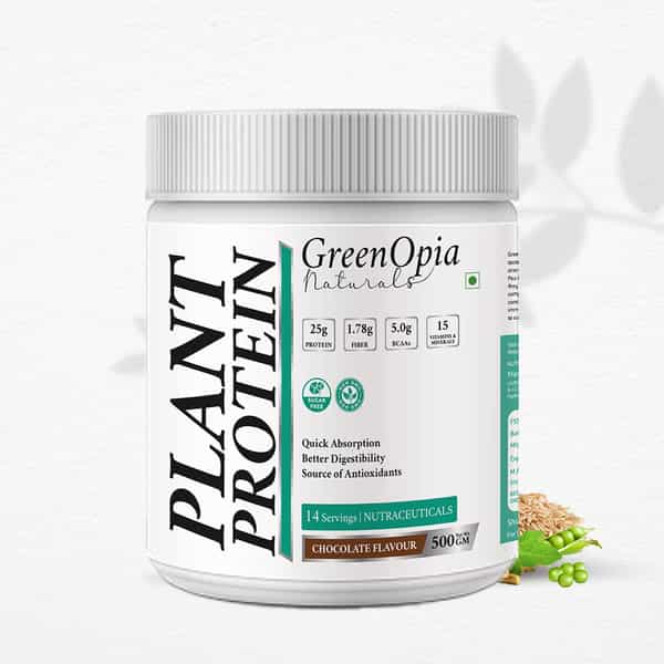 Greenopia Protein Powder | Chocolate Flavour - 500G