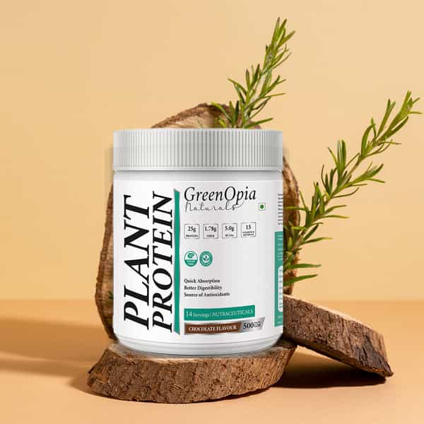 Greenopia Protein Powder | Chocolate Flavour - 500G