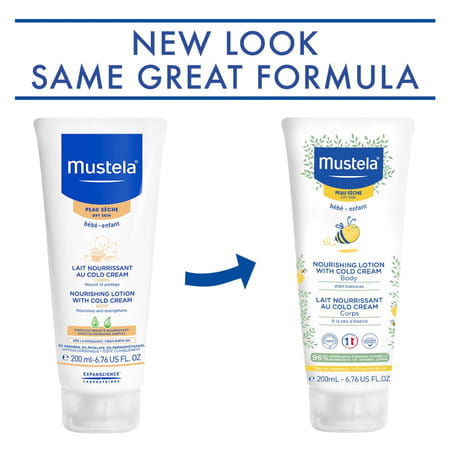 Mustela Nourishing Body Lotion With Cold Cream For Dry Skin | 6.7 Oz.