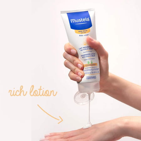 Mustela Nourishing Body Lotion With Cold Cream For Dry Skin | 6.7 Oz.