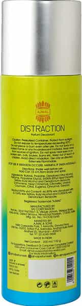 Ajmal 1 Distraction 1 Ajmal Avid & 1 Shadow & Deodorants Each 200Ml Pack Of 3 + 3 Parfum Testers