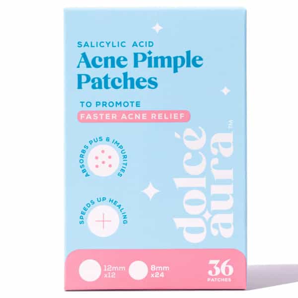 Dolce Aura Acne Pimple Patches For Face - 36 Patches With 0.5% Salicylic Acid | Fast Relief
