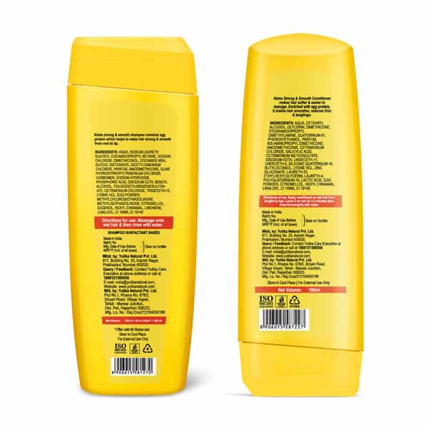Nisha Shampoo And Conditioner Combo Pack 180Ml | Egg Protein Shampoo Conditioner