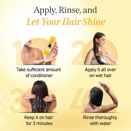 Nisha Shampoo And Conditioner Combo Pack 180Ml | Egg Protein Shampoo Conditioner