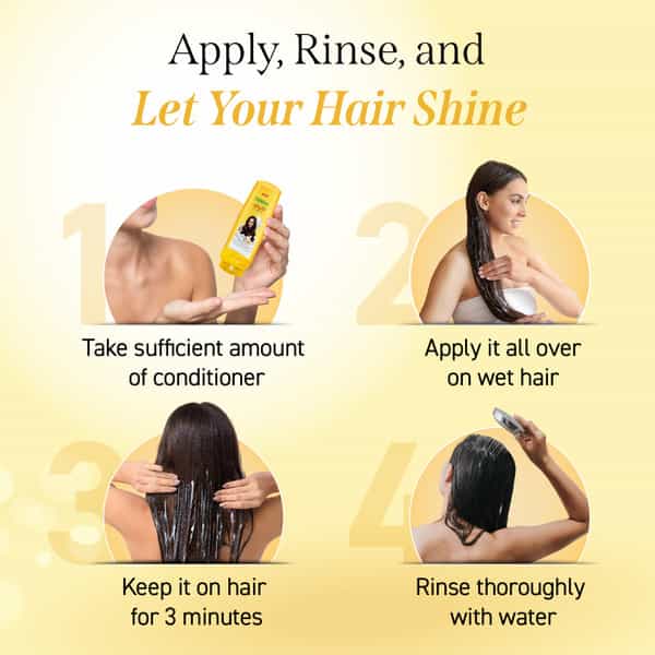 Nisha Shampoo And Conditioner Combo Pack 180Ml | Egg Protein Shampoo Conditioner