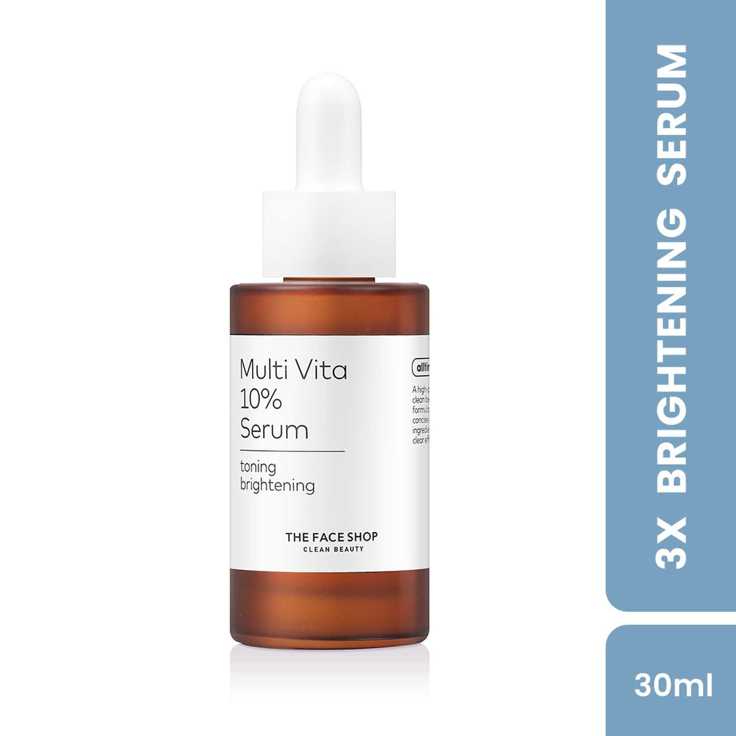 The Face Shop Alltimate Multi Vita 10% Serum - Korean | Vitamin C | Brightening Illuminating - 30ml