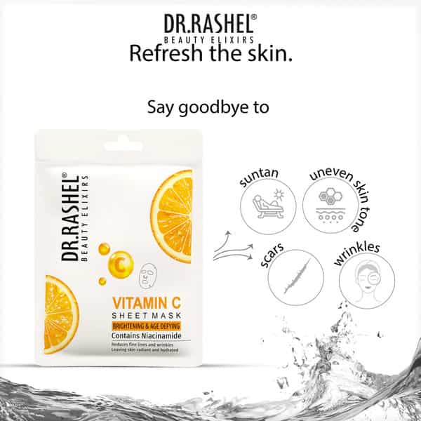 Dr Rashel Vitamin C Sheet Mask 2 Nos