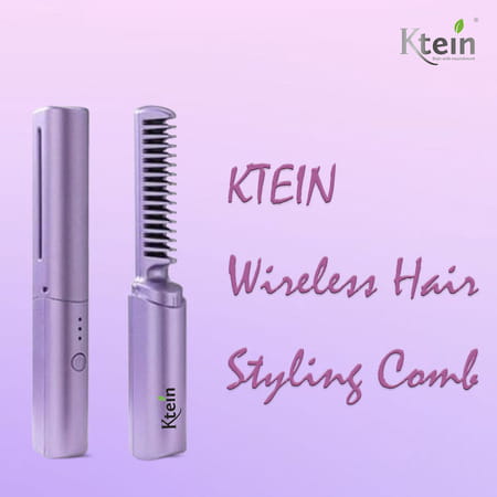 Ktein Wireless Hair Styling Comb Magic - Versatile Electric Mini Straightener