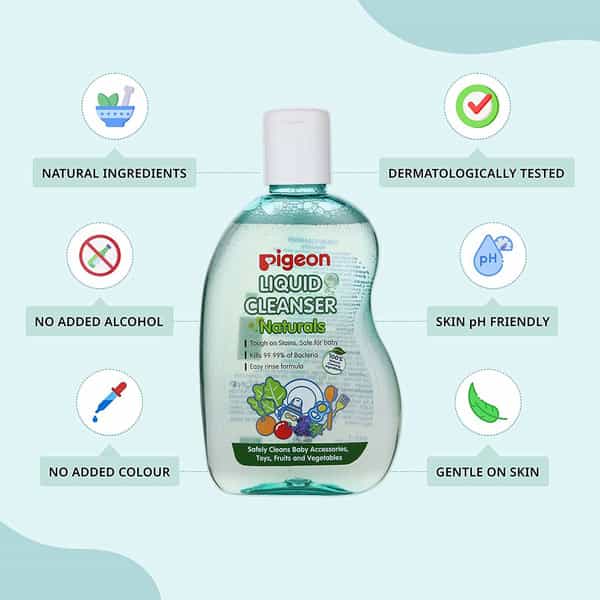 Pigeon Liquid Cleanser  Bottle Pin - 200 Ml