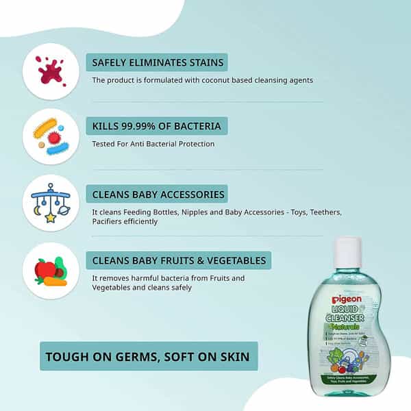 Pigeon Liquid Cleanser  Bottle Pin - 200 Ml