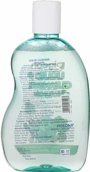 Pigeon Liquid Cleanser  Bottle Pin - 200 Ml