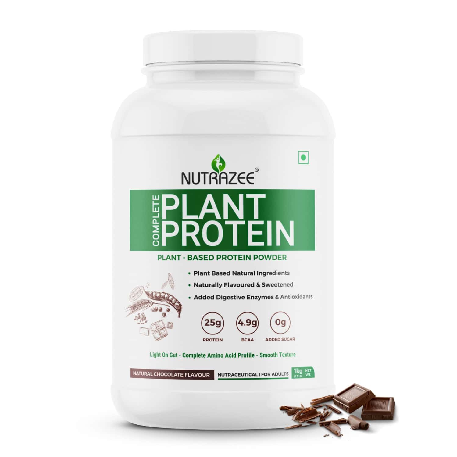 Nutrazee 100% Plant Protein Powder Vegan (1kg)