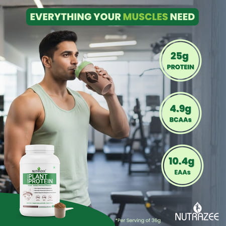 Nutrazee 100% Plant Protein Powder Vegan (1kg)