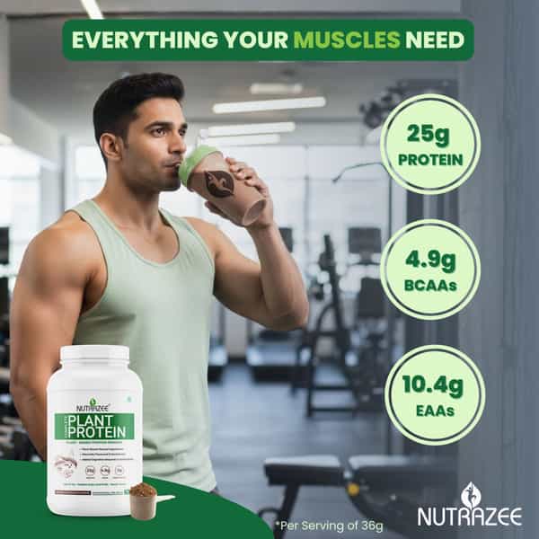 Nutrazee 100% Plant Protein Powder Vegan (1Kg)
